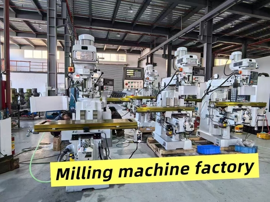 Heavy Duty Metal Manual Milling Horizontal Mill Vertical Milling Machine factory